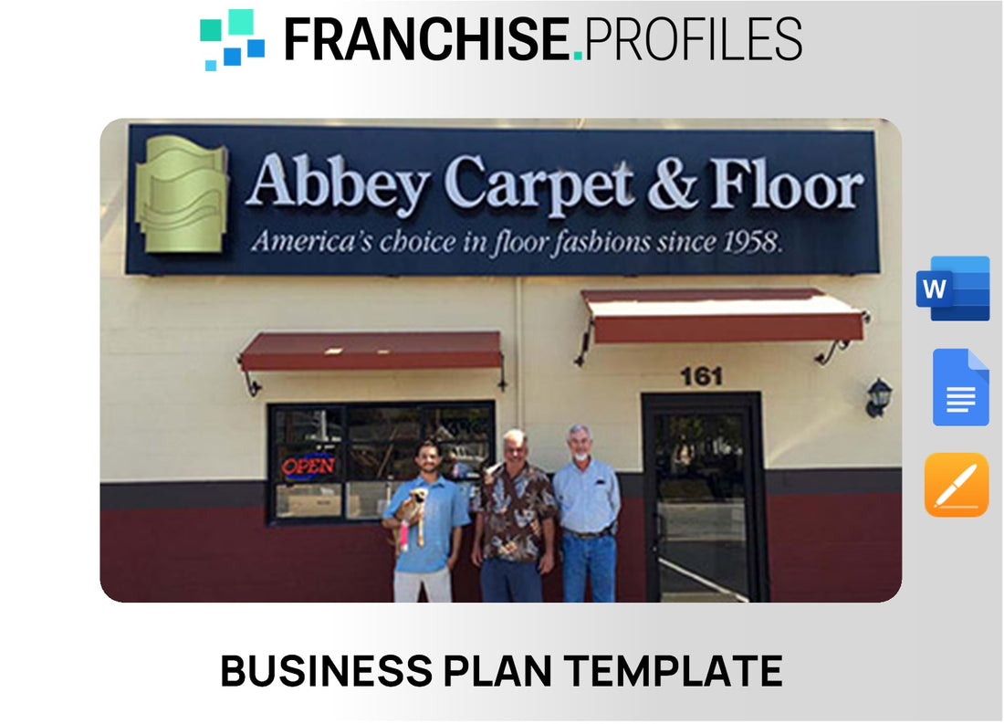 Abbey Carpet & Floor Franchise Business Plan Template