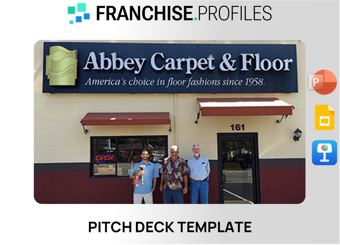 Abbey Carpet & Floor Franchise Pitch Deck Template