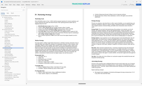 abc seamless franchise business plan 4