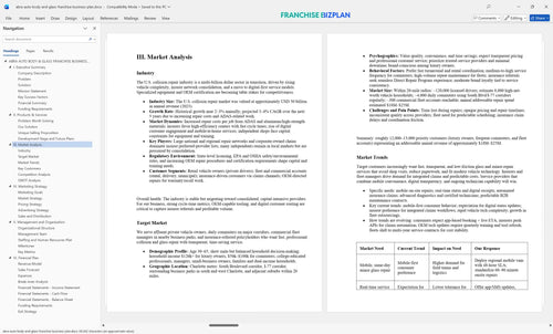 abra auto body and glass franchise business plan 3