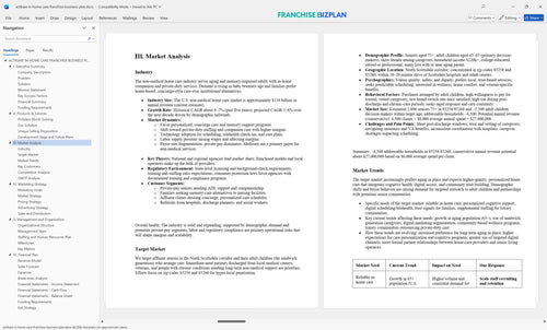 actikare in home care franchise business plan 3
