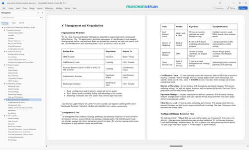 actioncoach franchise business plan 5