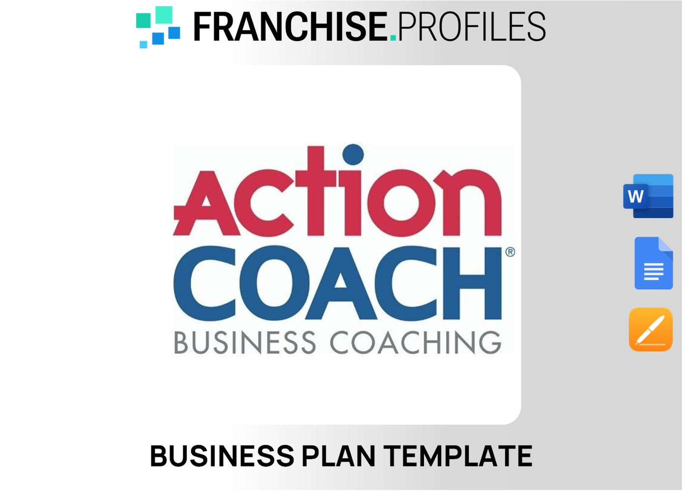 ActionCOACH Franchise Business Plan Template