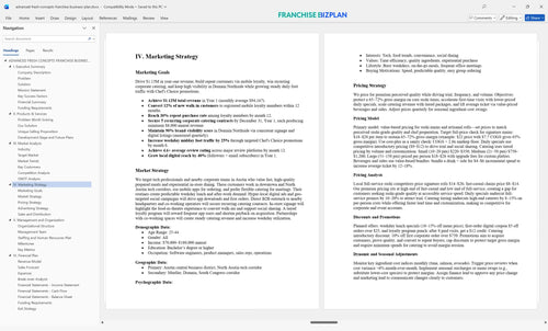 advanced fresh concepts franchise business plan 4