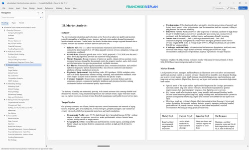 advantaclean franchise business plan 3
