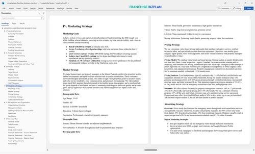 advantaclean franchise business plan 4