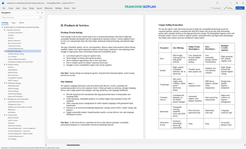 adventures in advertising franchise business plan 2