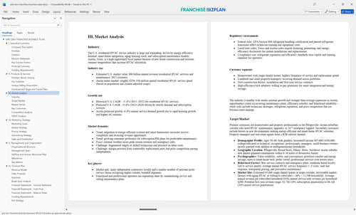 aire serv franchise business plan 3