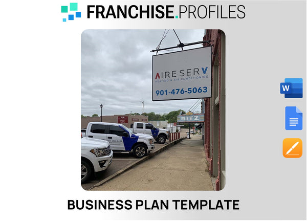Aire Serv Franchise Business Plan Template