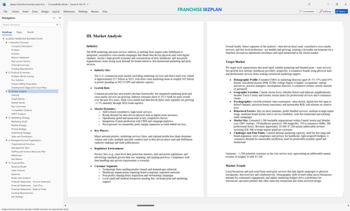 allegra franchise business plan 3