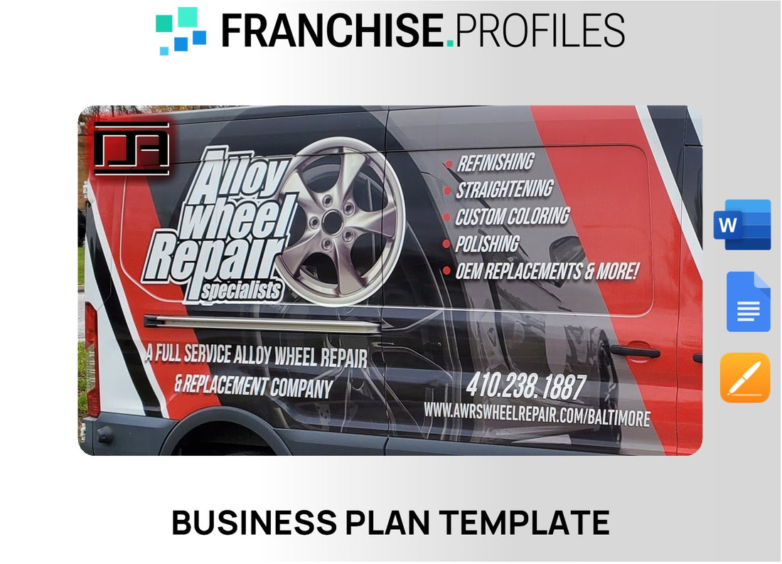 Alloy Wheel Repair Specialists Franchise Business Plan Template