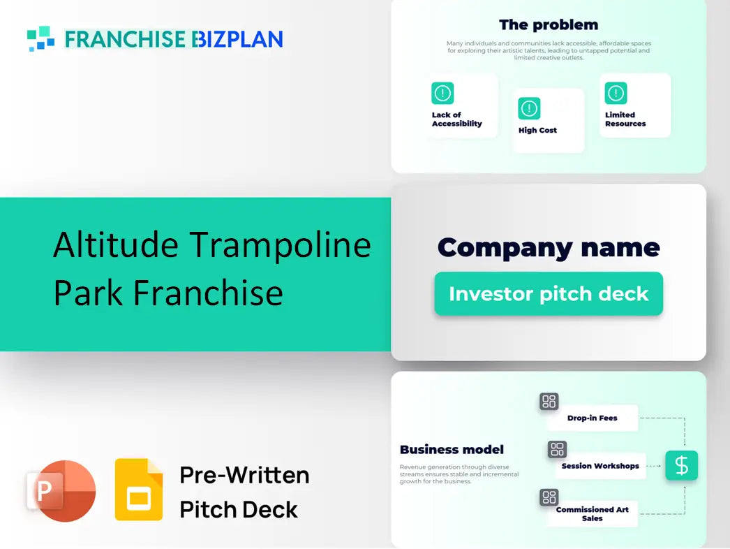 Altitude Trampoline Park Franchise Investment Pitch Deck 2026