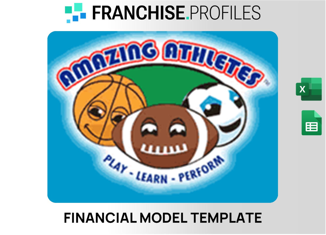 Amazing Athletes Franchise Financial Model Template