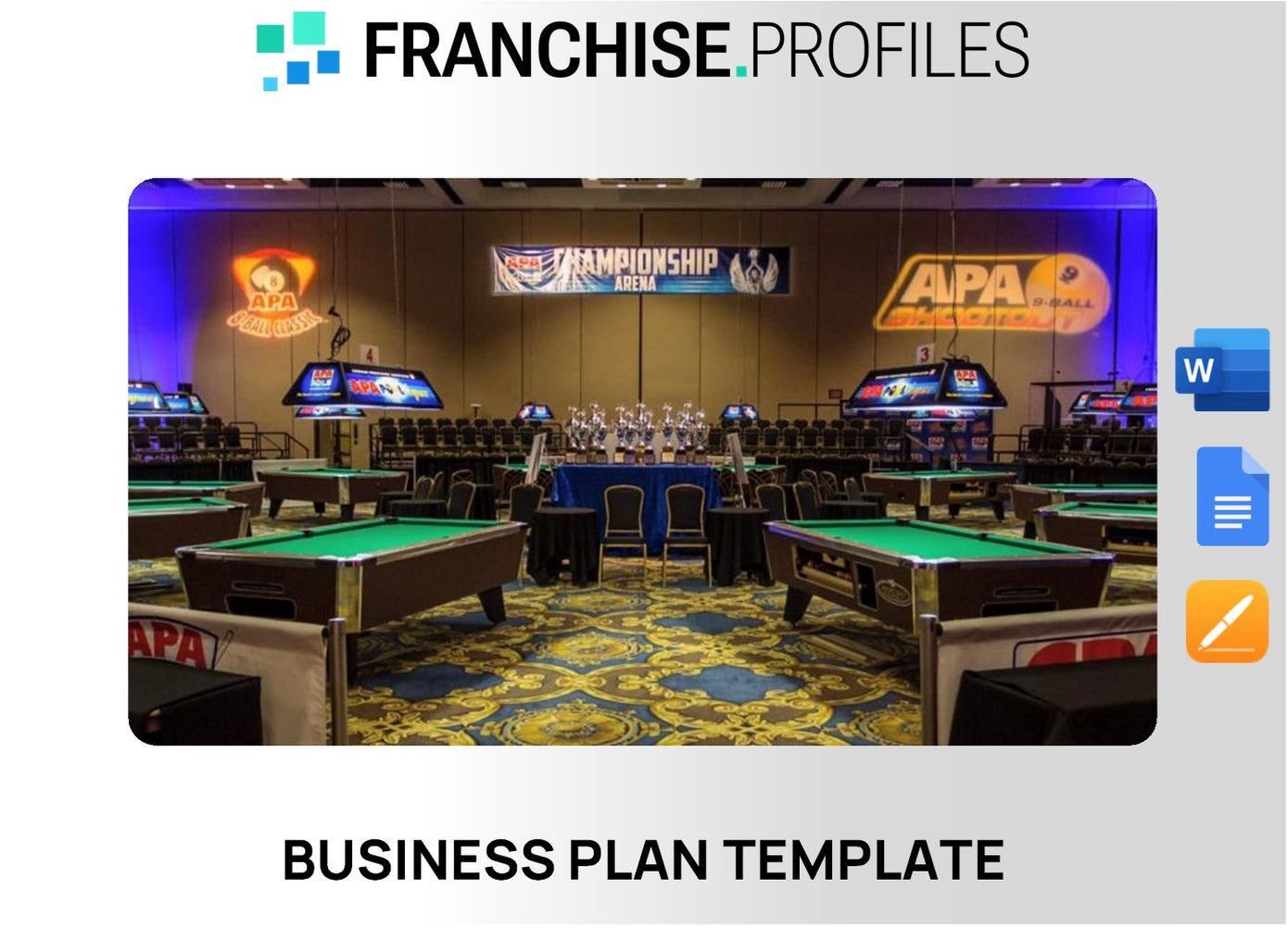American Poolplayers Association Franchise Business Plan Template