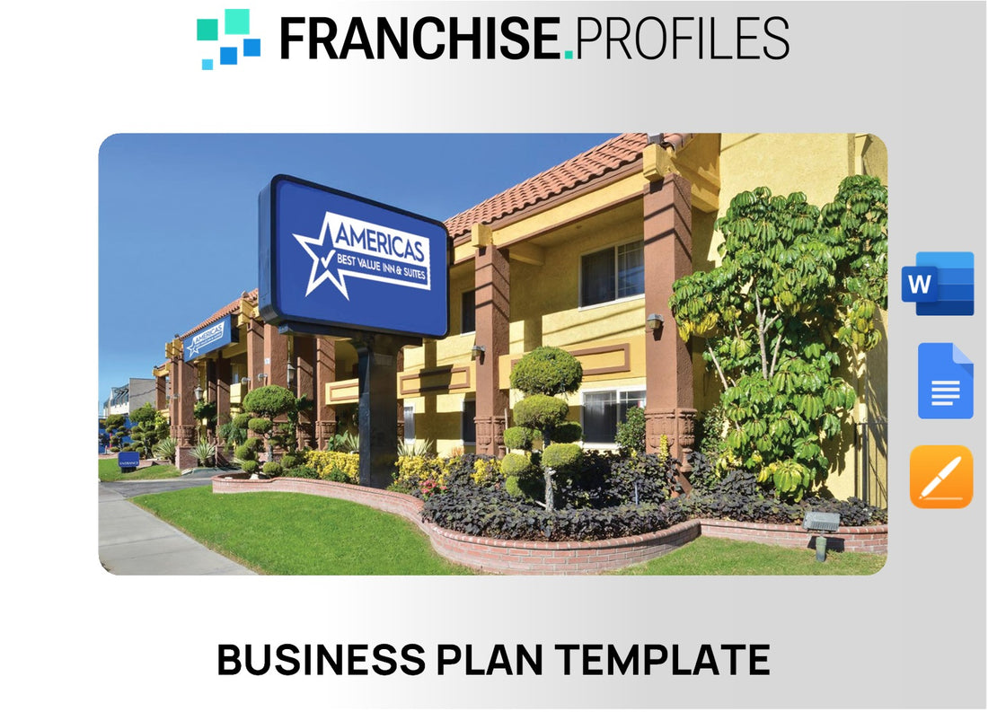 Americas Best Value Inn Franchise Business Plan Template