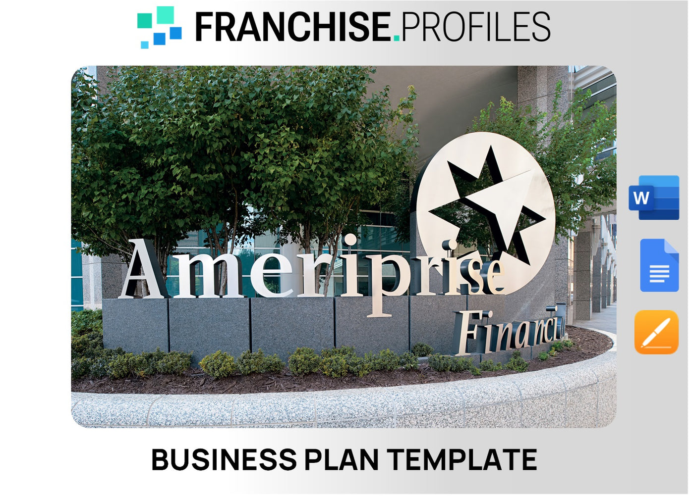 Ameriprise Financial Franchise Business Plan Template