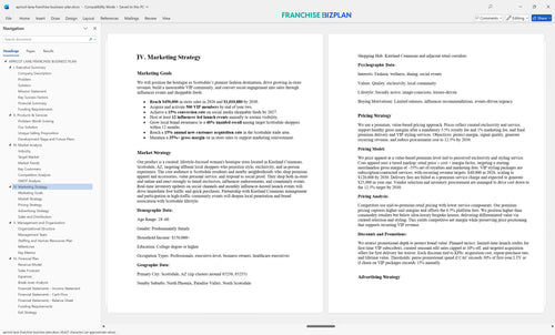 apricot lane franchise business plan 4
