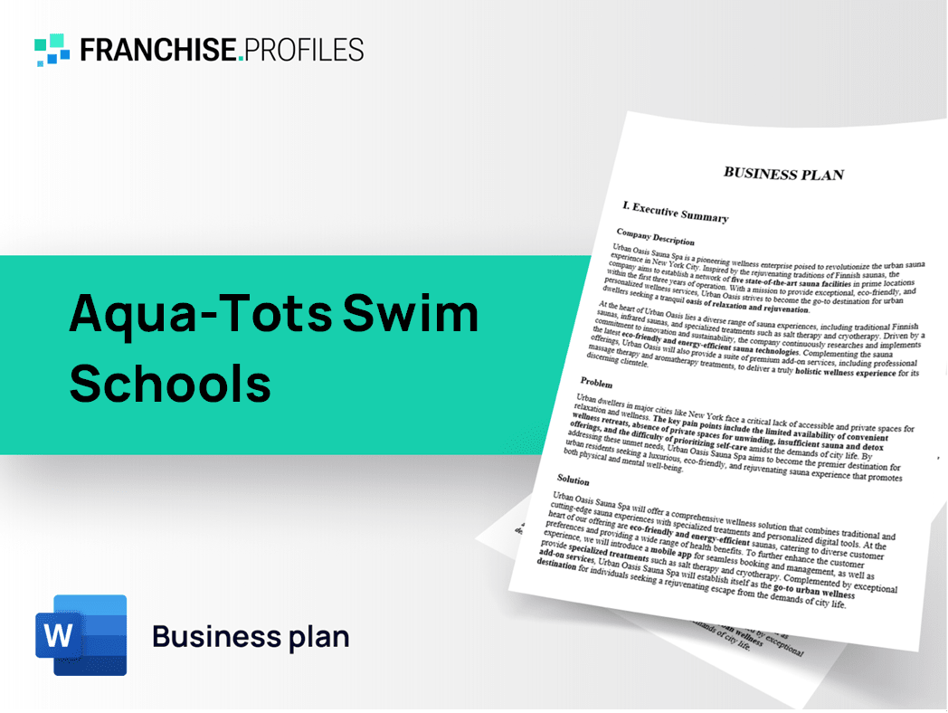 Aqua-Tots Swim Schools Franchise Business Plan Template