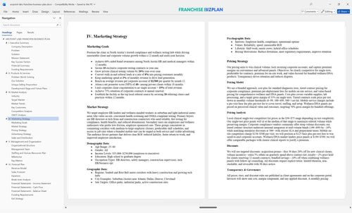 arcpoint labs franchise business plan 4