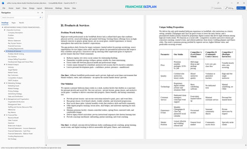 arthur murray dance studio franchise business plan 2