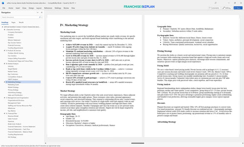 arthur murray dance studio franchise business plan 4