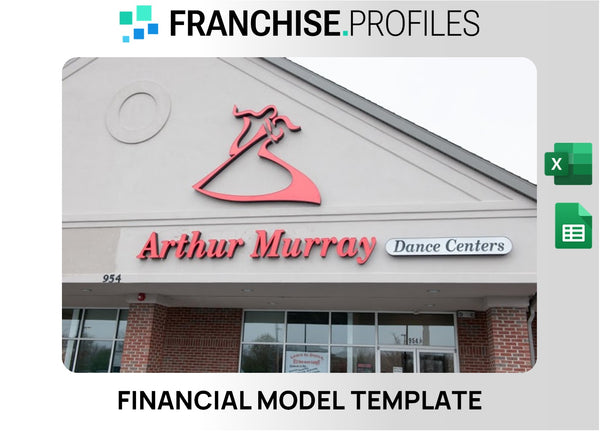 Arthur Murray Dance Studio Franchise Financial Model Template