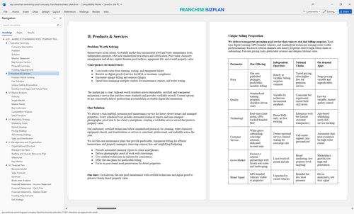 asp americas swimming pool company franchise business plan 2