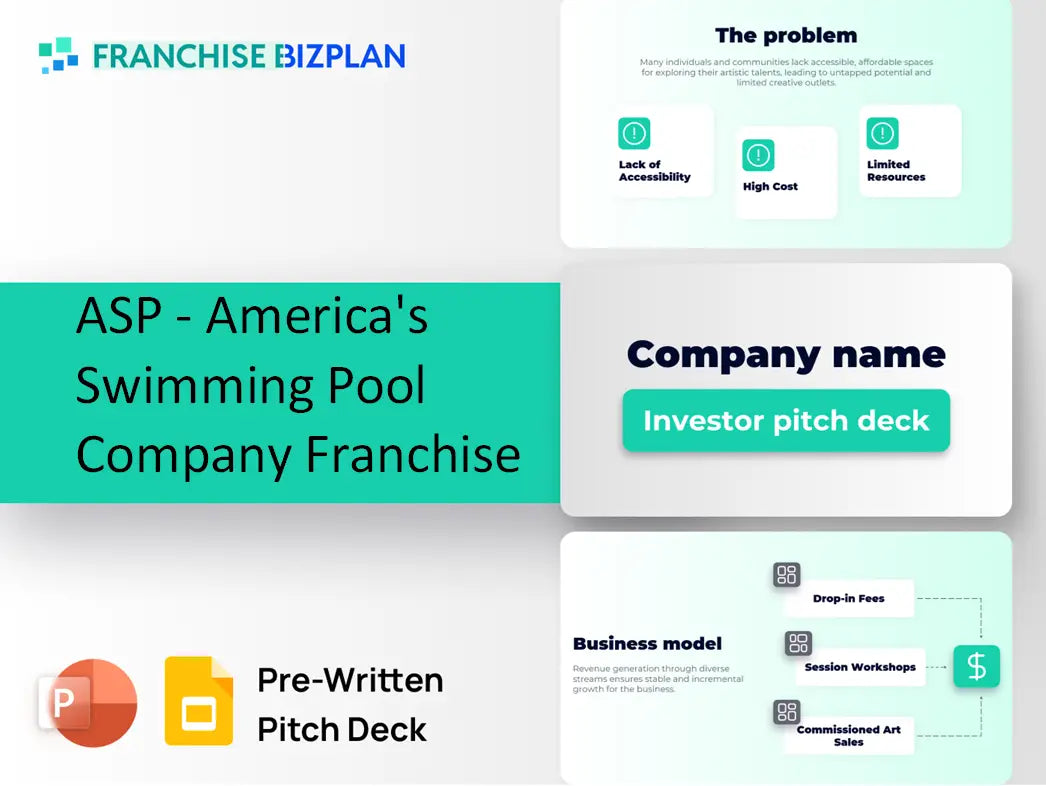ASP - America's Swimming Pool Company Franchise Investment Pitch Deck 2026
