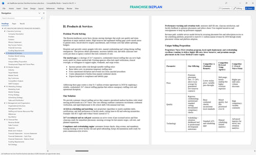 atc healthcare services franchise business plan 2