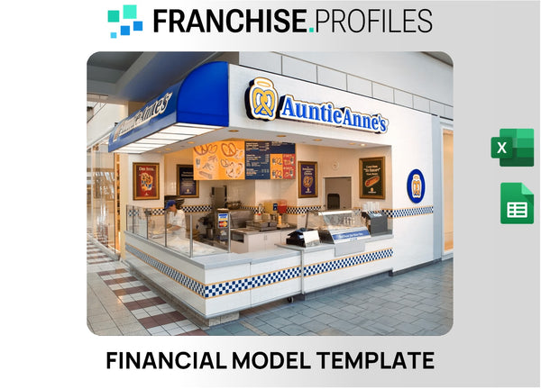 Auntie Anne's Franchise Financial Model Template