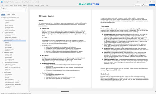 bandag franchise business plan 3