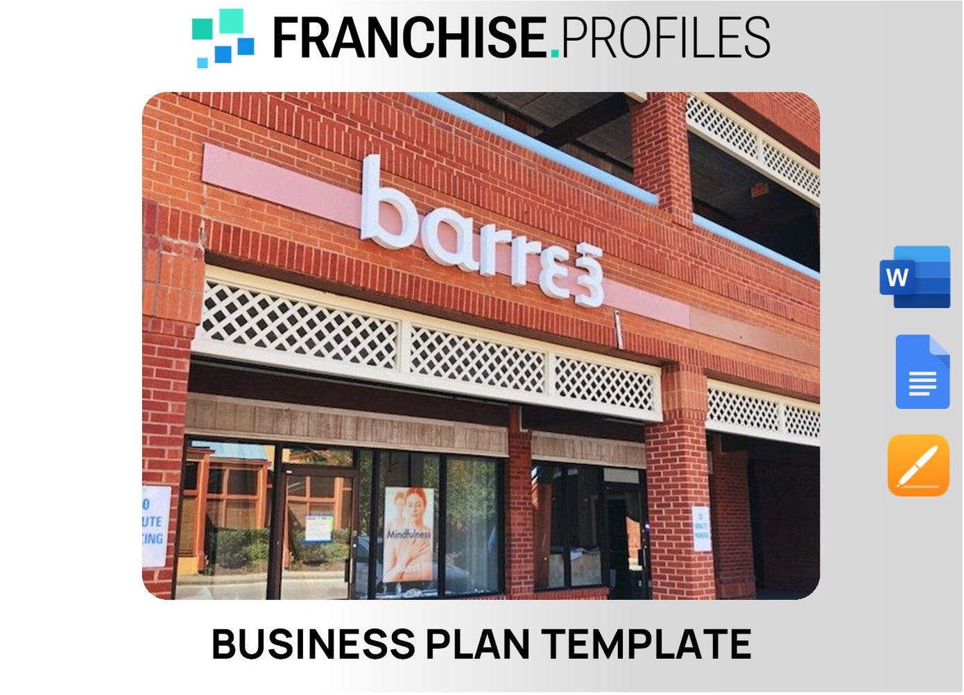 barre3 Franchise Business Plan Template
