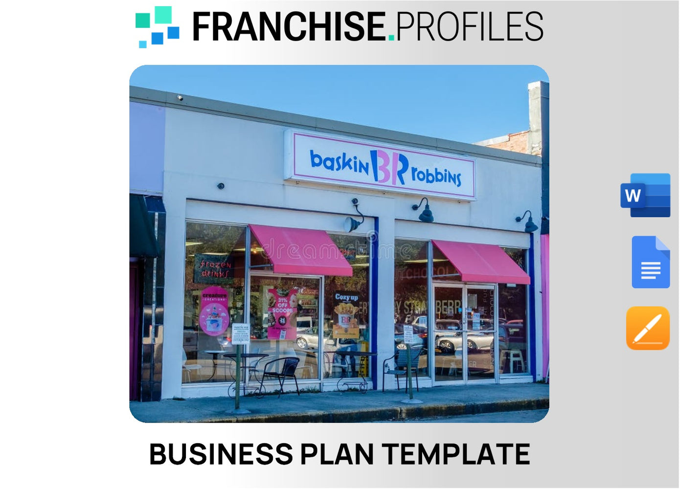 Baskin-Robbins Franchise Business Plan Template