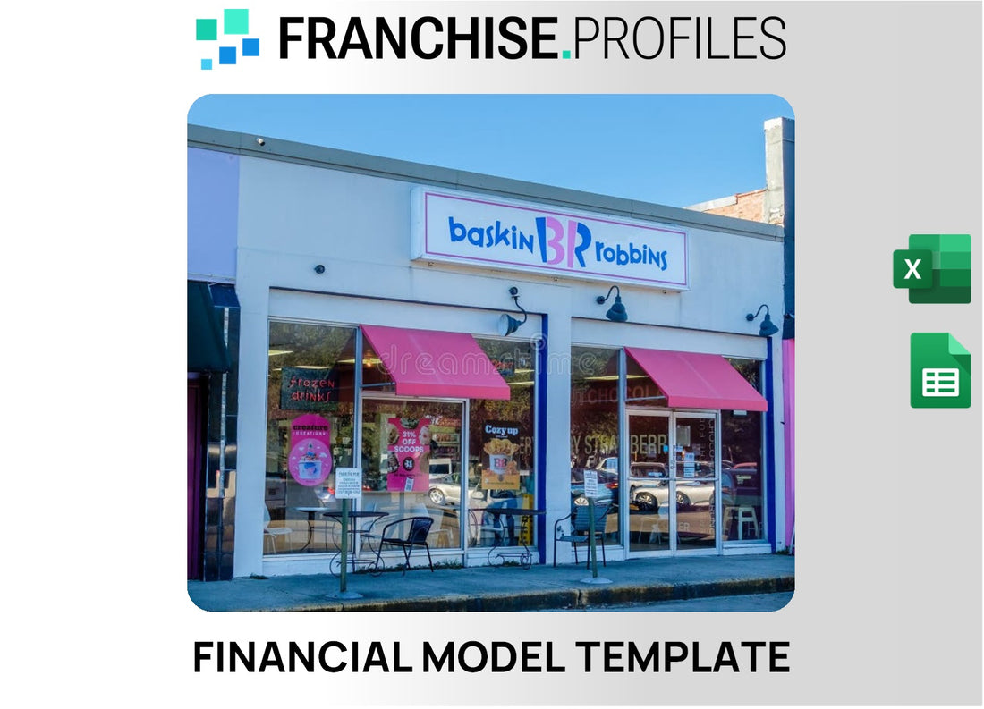 Baskin-Robbins Franchise Financial Model Template