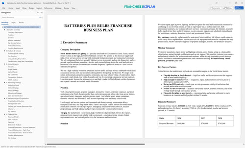 batteries plus bulbs franchise business plan 1