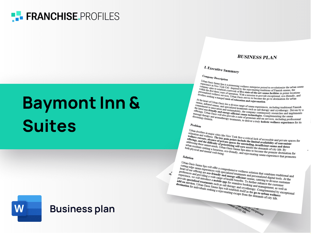 Baymont Inn & Suites Franchise Business Plan Template