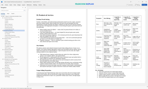 beef o bradys franchise business plan 2