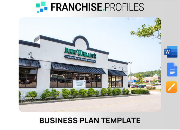 Beef 'O' Brady's Franchise Business Plan Template