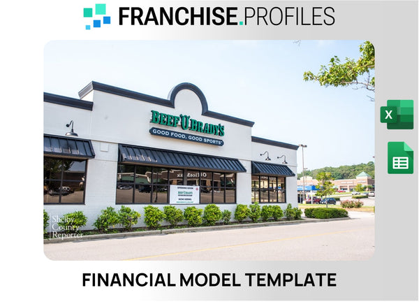 Beef 'O' Brady's Franchise Financial Model Template