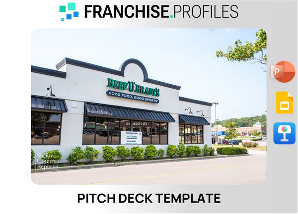 Beef 'O' Brady's Franchise Pitch Deck Template