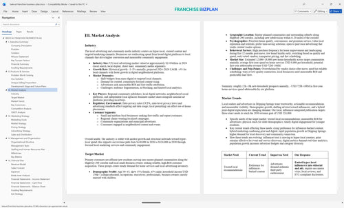 belocal franchise business plan 3