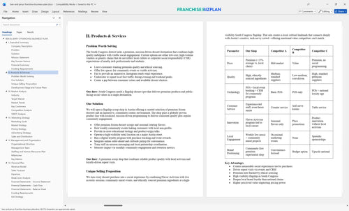 ben and jerrys franchise business plan 2