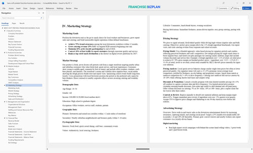 bens soft pretzels franchise business plan 4
