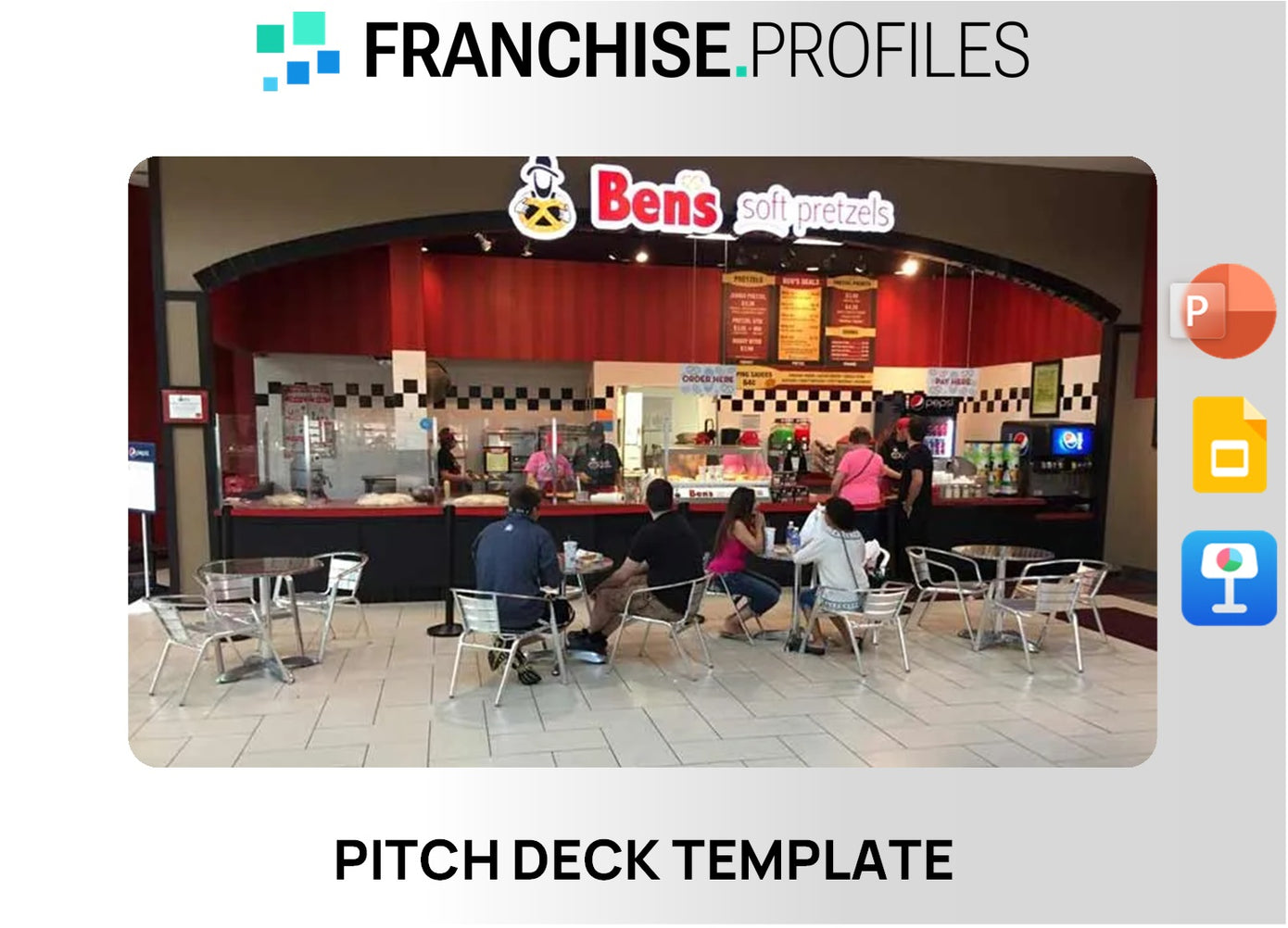 Ben's Soft Pretzels Franchise Pitch Deck Template