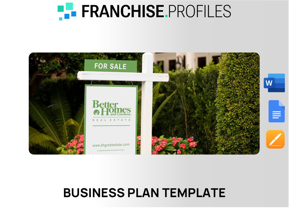 Better Homes and Gardens Real Estate Franchise Business Plan Template