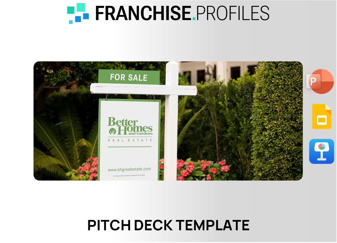 Better Homes and Gardens Real Estate Franchise Pitch Deck Template