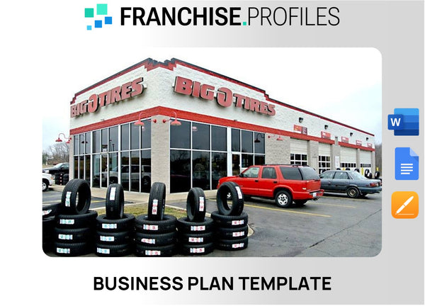 Big O Tires Franchise Business Plan Template
