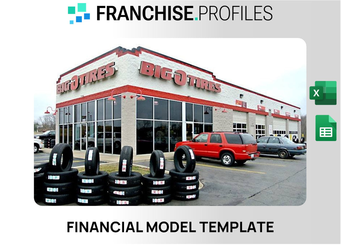 Big O Tires Franchise Financial Model Template