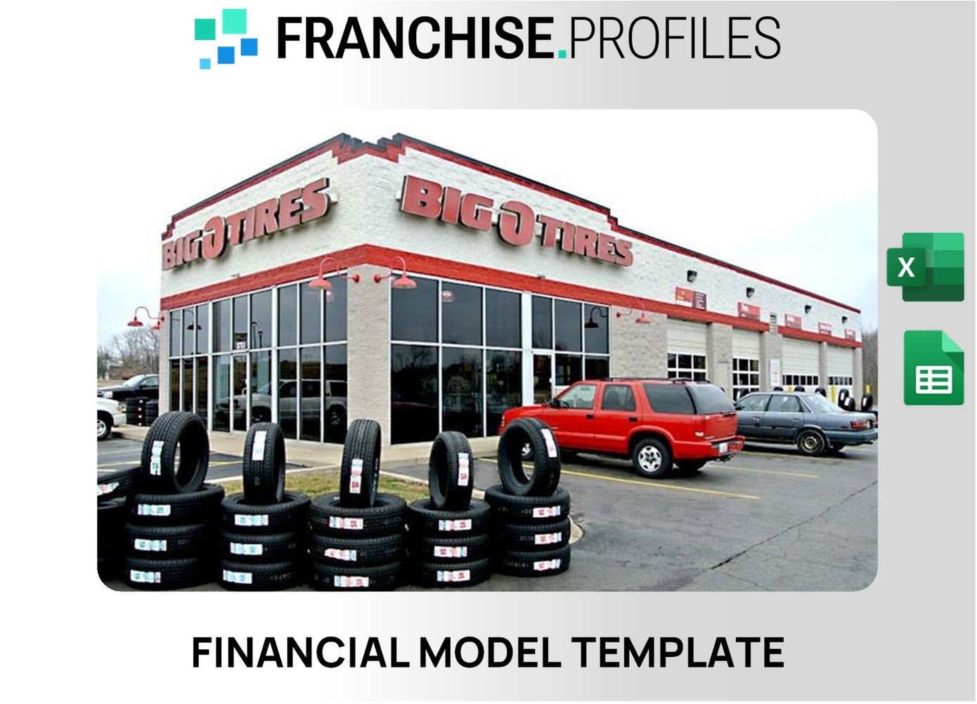 Big O Tires Franchise Financial Model Template