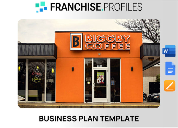 Biggby Coffee Franchise Business Plan Template